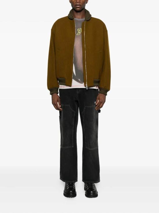  오프화이트 스트레이트 팬츠 OMYA191F25DEN0011301 Black - OFF WHITE