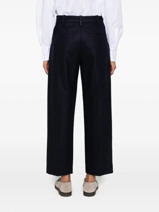 25FW 브루넬로 쿠치넬리 스트레이트 팬츠 M038PP9052C331 Blue - BRUNELLO CUCINELLI