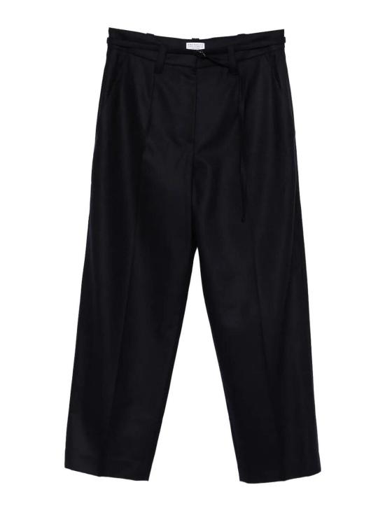 25FW 브루넬로 쿠치넬리 스트레이트 팬츠 M038PP9052C331 Blue