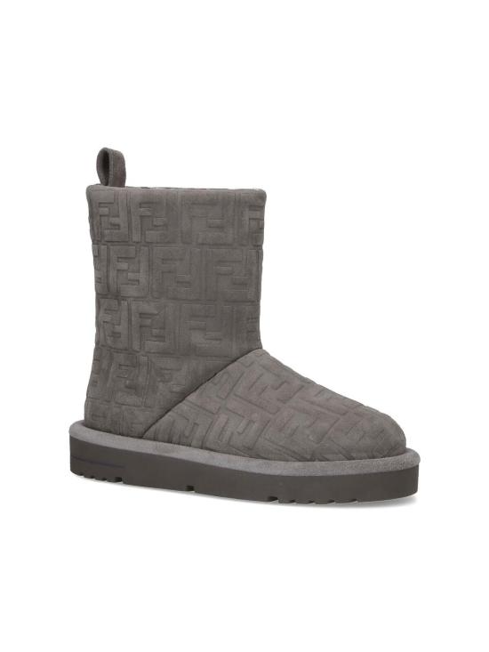25FW 펜디 아프레 시크 FF 스웨이드 로우 부츠 8T8606ASA1F1TP7 GREY - FENDI