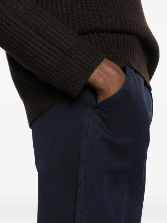 25FW 브루넬로 쿠치넬리 스트레이트 팬츠 M252UH0680C2517 Dark Blue - BRUNELLO CUCINELLI