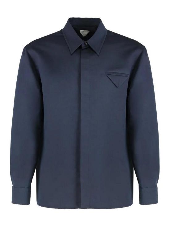 25FW 보테가베네타 긴팔 셔츠 703578V5PT04140 Blue