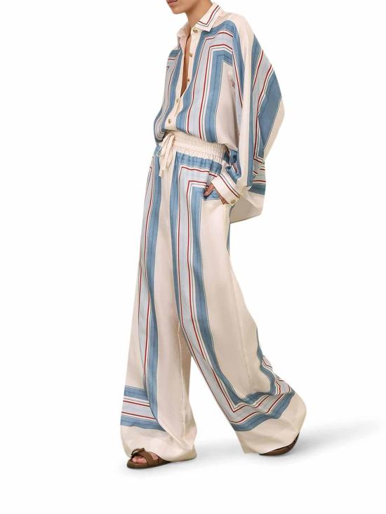 26SS 짐머만 팔라초 팬츠 4021PC26RTIKSTR Multicolour - ZIMMERMANN