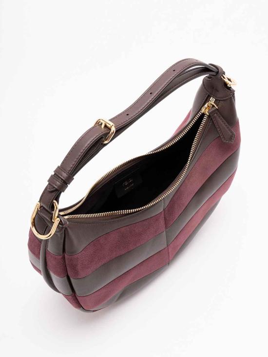 25FW 펜디 펜디그라피 스몰 호보백 8BR798AYDRF1U3F Brown - FENDI