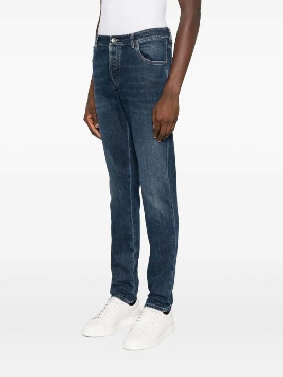 25FW 브루넬로 쿠치넬리 스트레이트 팬츠 Y283PJ201YC1468 Denim - BRUNELLO CUCINELLI