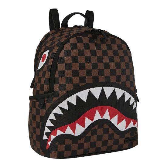 26SS 스프레이그라운드 백팩 B8233 CHECK 2 EMBOSS SAVAGE Brown - SPRAYGROUND