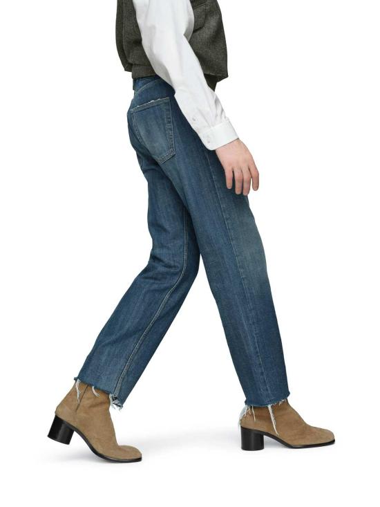 25FW 마르지엘라 스트레이트 팬츠 S67LA0041M30037961 Blue - MAISON MARGIELA