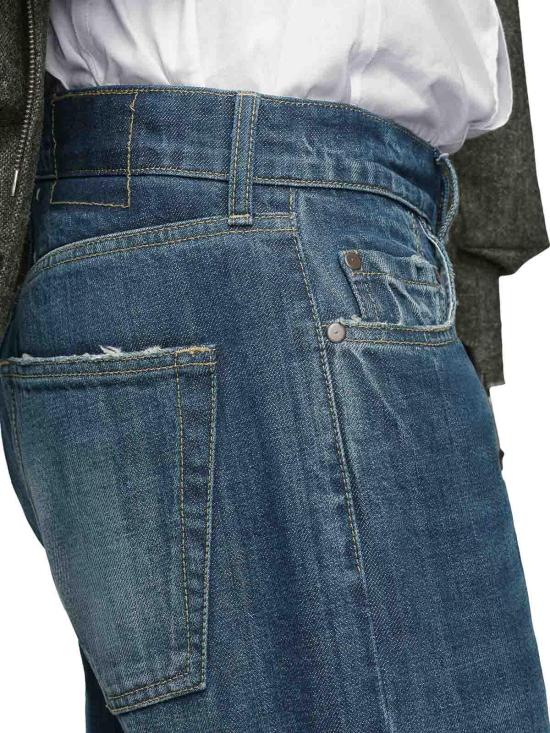 25FW 마르지엘라 스트레이트 팬츠 S67LA0041M30037961 Blue - MAISON MARGIELA