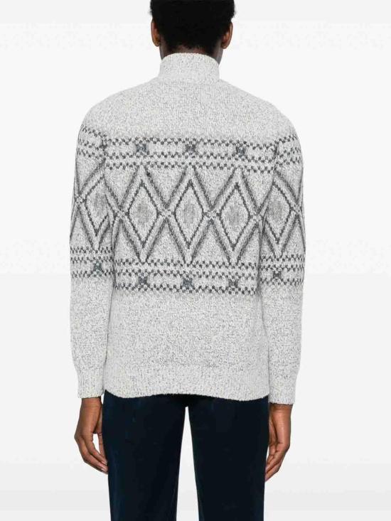 26SS 브루넬로 쿠치넬리 집업 니트 MRI505416CDY46 Blue - BRUNELLO CUCINELLI