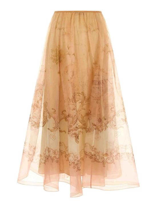 25FW 짐머만 롱 스커트 5311SF251MPR Beige - ZIMMERMANN