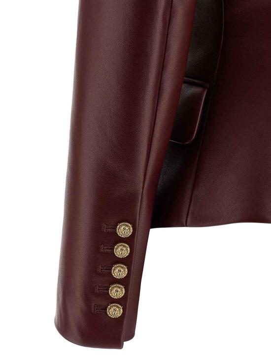  발망 수트 자켓 FF0SG187LC623AR Dark Red - BALMAIN