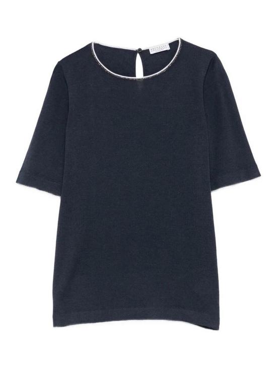 25FW 브루넬로 쿠치넬리 스웨터 M13836510CL628 Blue