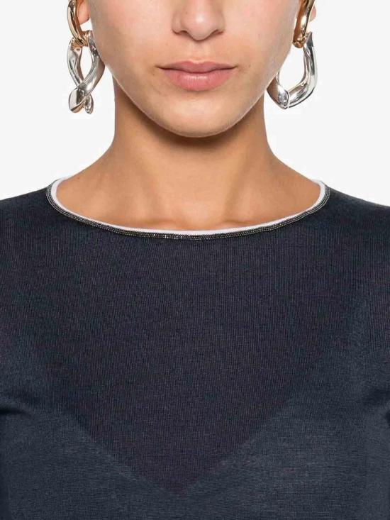 25FW 브루넬로 쿠치넬리 스웨터 M13836510CL628 Blue - BRUNELLO CUCINELLI