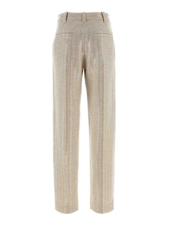 25FW 브루넬로 쿠치넬리 스트레이트 팬츠 MY451P9125C810 Beige - BRUNELLO CUCINELLI