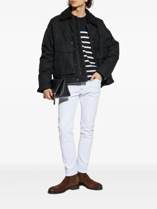  디스퀘어드2 스트레이트 팬츠 S74LB1743S39781100 White - DSQUARED2