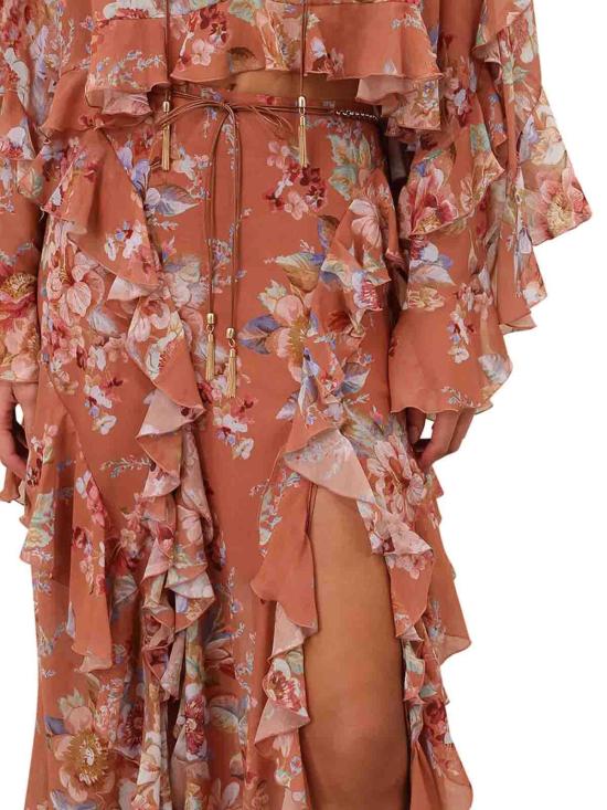 26SS 짐머만 미디 스커트 5685SRS261CNFL Multicolour - ZIMMERMANN