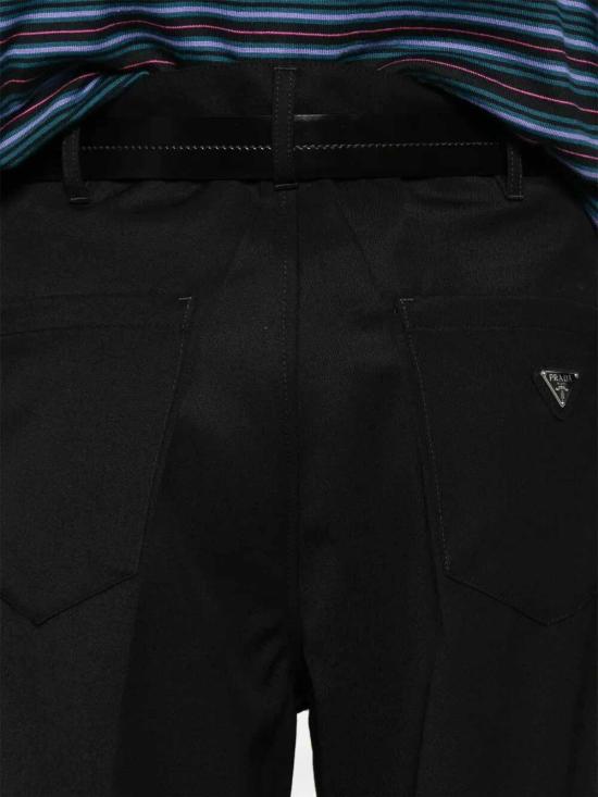 25FW 프라다 스트레이트 팬츠 UP0371155ESOOOF0002 Black - PRADA