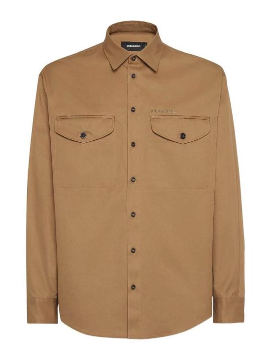  디스퀘어드2 셔츠 S71DM0805S41794157 Light Brown