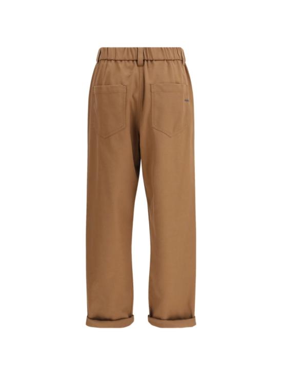 26SS 브루넬로 쿠치넬리 스트레이트 팬츠 MA126P8417 C9311 Brown