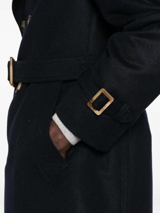  브루넬로 쿠치넬리 트렌치 코트 MY4969140CX200 Blue - BRUNELLO CUCINELLI