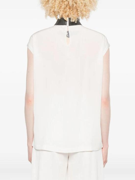 25FW 브루넬로 쿠치넬리 블라우스 MB993EK704C600 Beige - BRUNELLO CUCINELLI