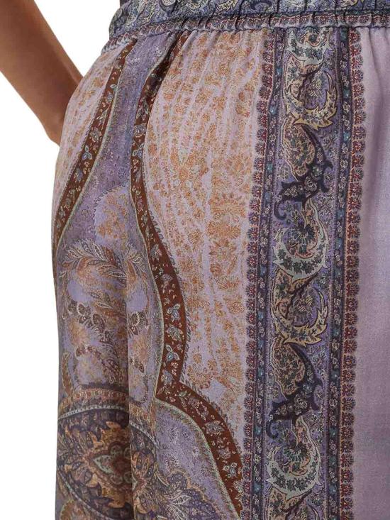  짐머만 팔라초 팬츠 5580PRS262TPBL Multicolour - ZIMMERMANN