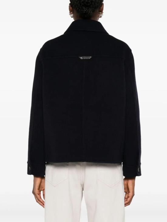 26FW 브루넬로 쿠치넬리 트렌치 코트 MD5327681C025 Blue - BRUNELLO CUCINELLI