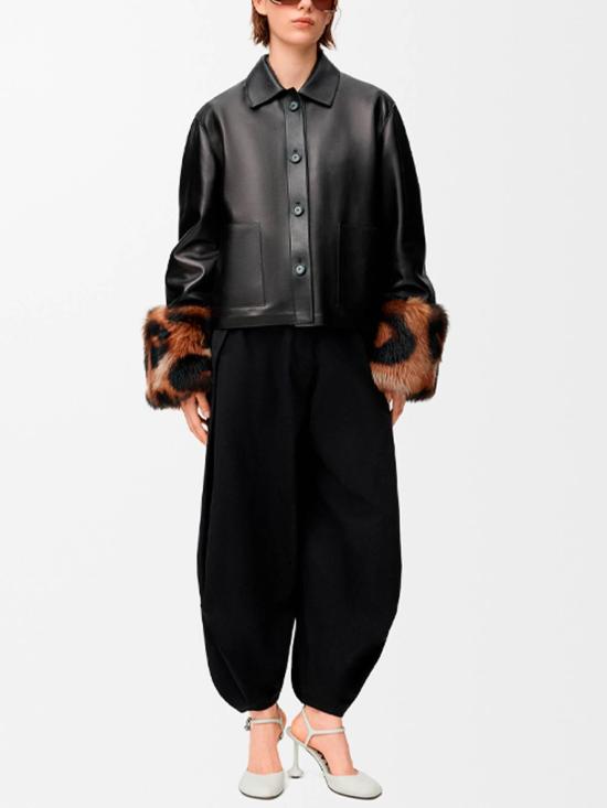  로에베 자켓 S540Y34L601100 Black - LOEWE