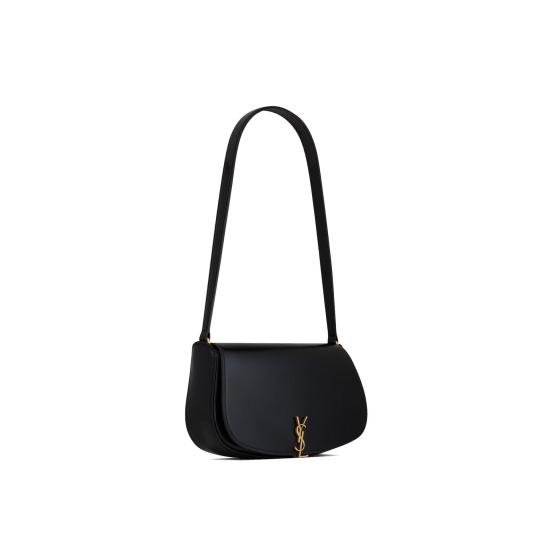  생로랑 박스 미니 볼테르 하프 문 숄더백 7796420SX0W1000 BLACK - SAINT LAURENT
