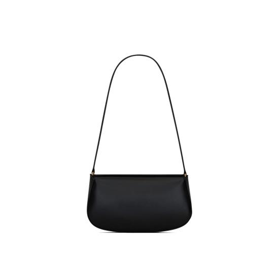  생로랑 박스 미니 볼테르 하프 문 숄더백 7796420SX0W1000 BLACK - SAINT LAURENT