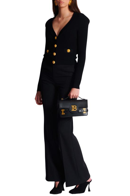 26SS 발망 숄더백 DN1DA828LAVE 0PA Black - BALMAIN