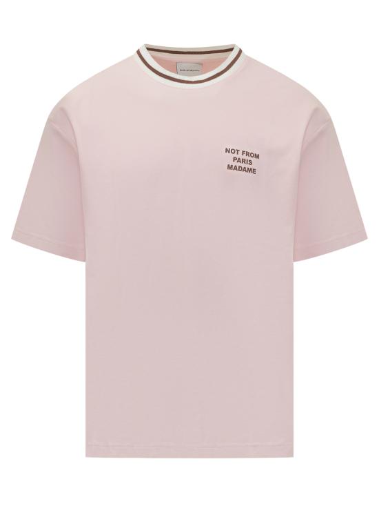 26SS 드롤드무슈 반팔 티셔츠 JTS189CO002 LPI LIGHT PINK