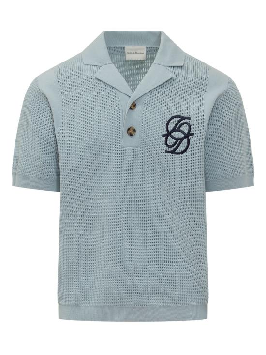 26SS 드롤드무슈 폴로 티셔츠 JPO171CO207 LBE LIGHT BLUE