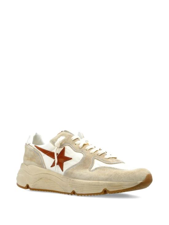 26SS 골든구스 러닝 솔 스니커즈 GMF00126 F008153 10550 WHITE BEIGE BROWN - GOLDEN GOOSE