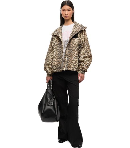 26SS 가니 나일론 자켓 W0738 859 S M Beige - GANNI