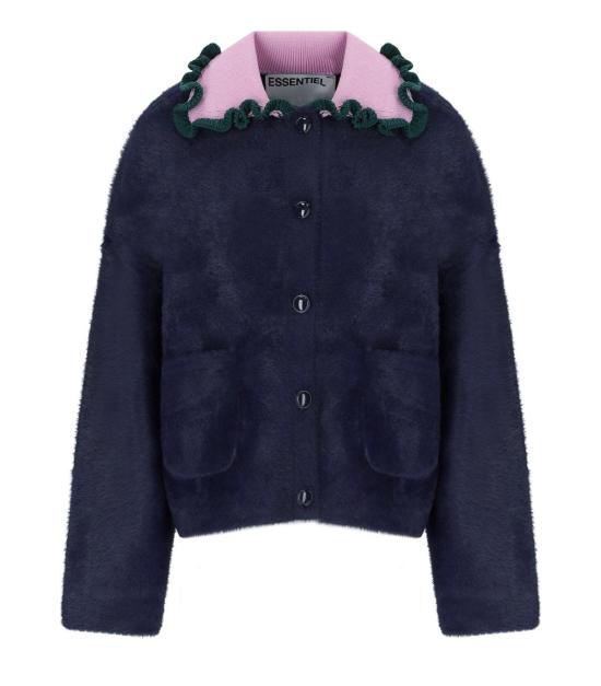 26SS 에센셜앤트워프 가디건 JARDENER J1DN XS Blue