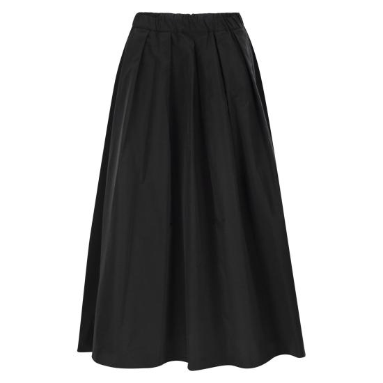 26SS 위켄드막스마라 롱 스커트 2615101051600 BLACK