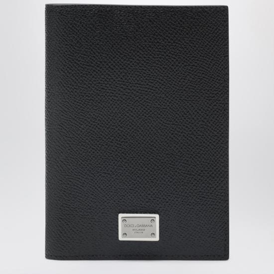 26SS 돌체앤가바나 Calfskin 여권 지갑 BP2215AG219 Black