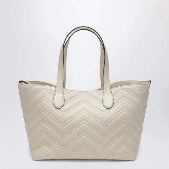 26SS 구찌 GG 마몽 미디움 토트백 855279AAFS1 White - GUCCI