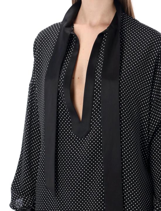 26SS 톰포드 반팔 티셔츠 CA3333FAP250 NWG BLACK OFF WHITE - TOMFORD