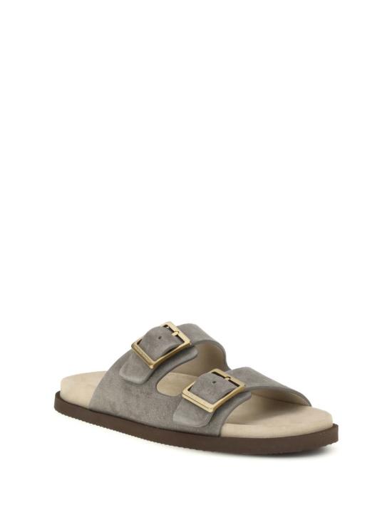 26SS 브루넬로 쿠치넬리 샌들 MZUSOLY235 CDK54 GREY - BRUNELLO CUCINELLI