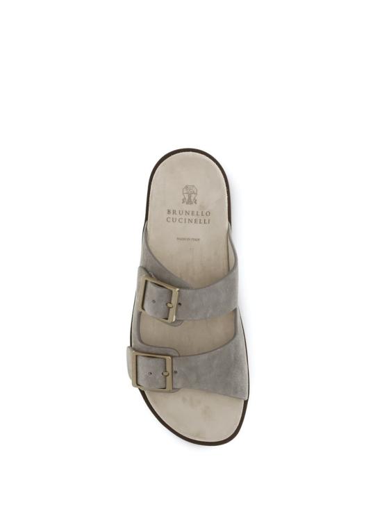 26SS 브루넬로 쿠치넬리 샌들 MZUSOLY235 CDK54 GREY - BRUNELLO CUCINELLI