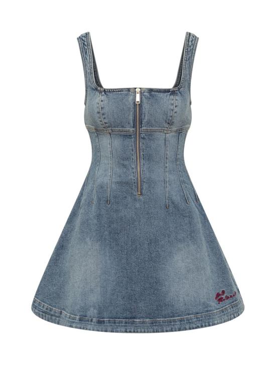 26SS 셀프 포트레이트 데님 원피스 RS26812SBL BLUE