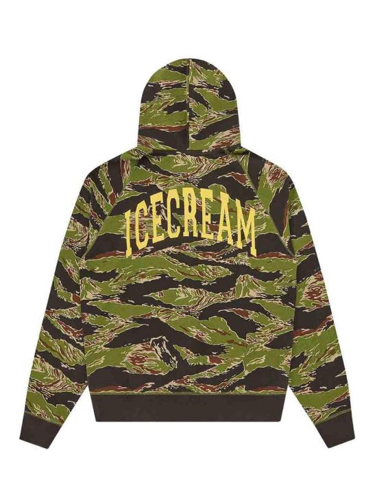 27SS 아이스크림 후드 티셔츠 IC25427CAMO Brown
