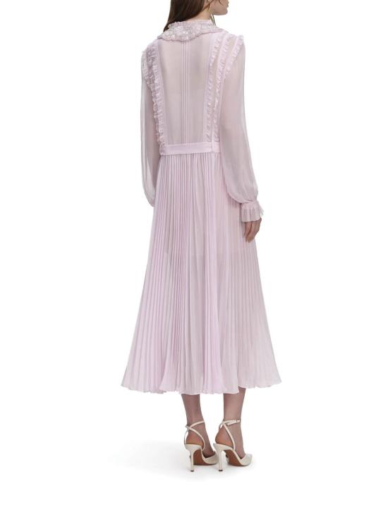 26SS 셀프 포트레이트 미디 스커트 RS26034MPINK Pink - SELF PORTRAIT