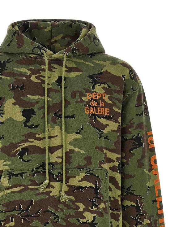25FW 갤러리 디파트먼트 후드 티셔츠 DGH50045EDLRCAMO Green - GALLERY DEPT