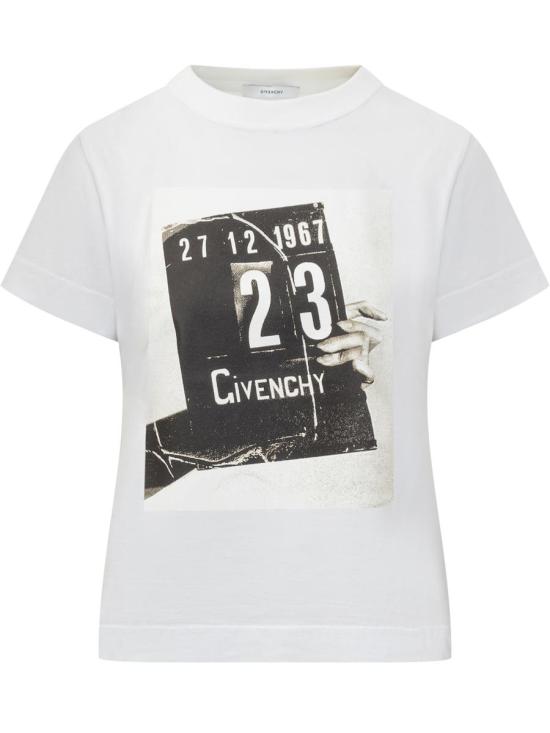 26SS 지방시 반팔 티셔츠 BW70FJP7A4 100 WHITE