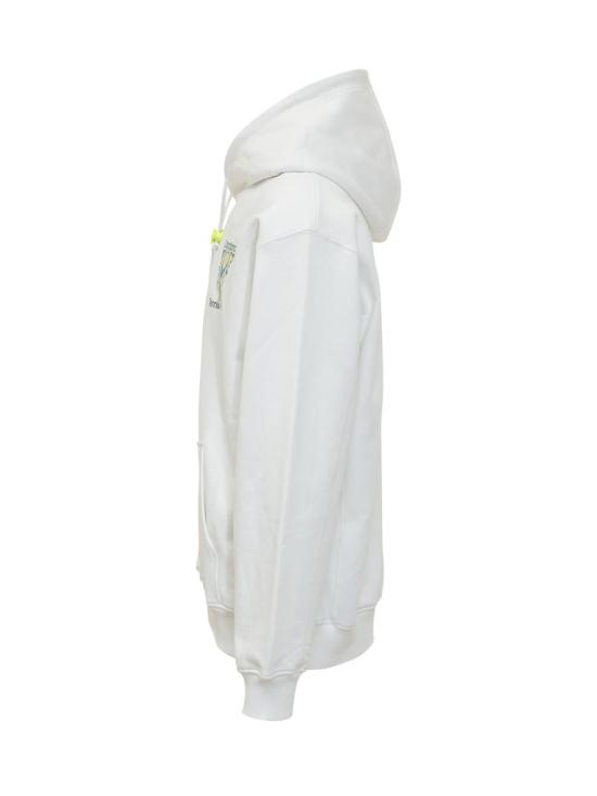 26SS 카사블랑카 후드 티셔츠 MSP26JTP292 01 WHITE - CASABLANCA