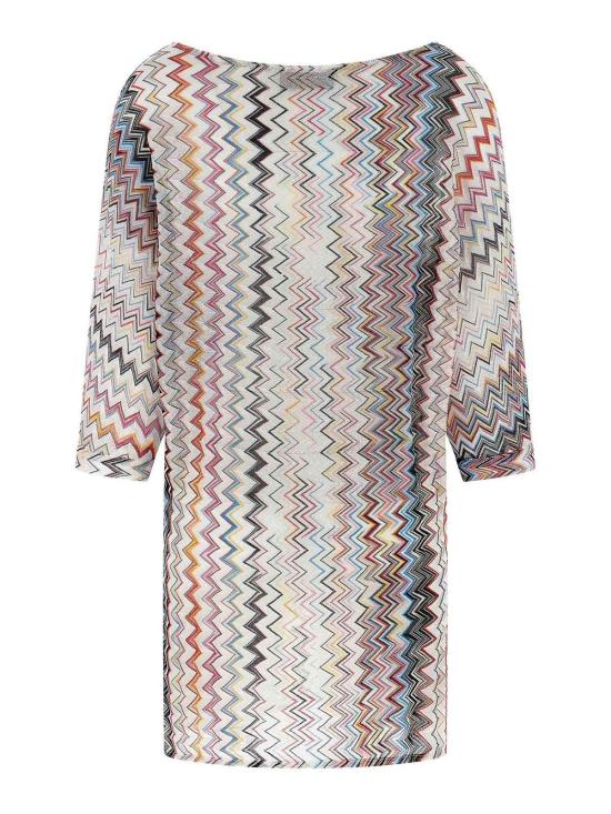 25SS 미소니 민소매 티셔츠 MC25SK02BR012VSM9QG Multicolour - MISSONI