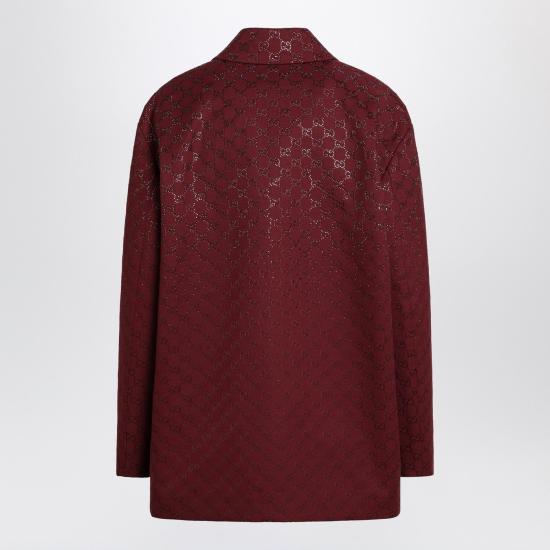 26SS 구찌 크리스털 GG 캔버스 패딩 재킷 853047ZKU09 Red - GUCCI